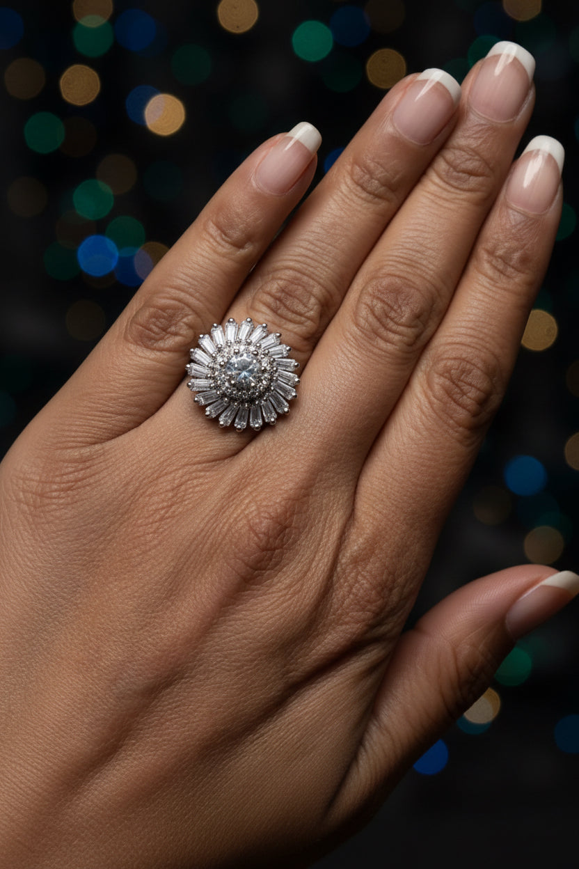 Starburst Cocktail Ring