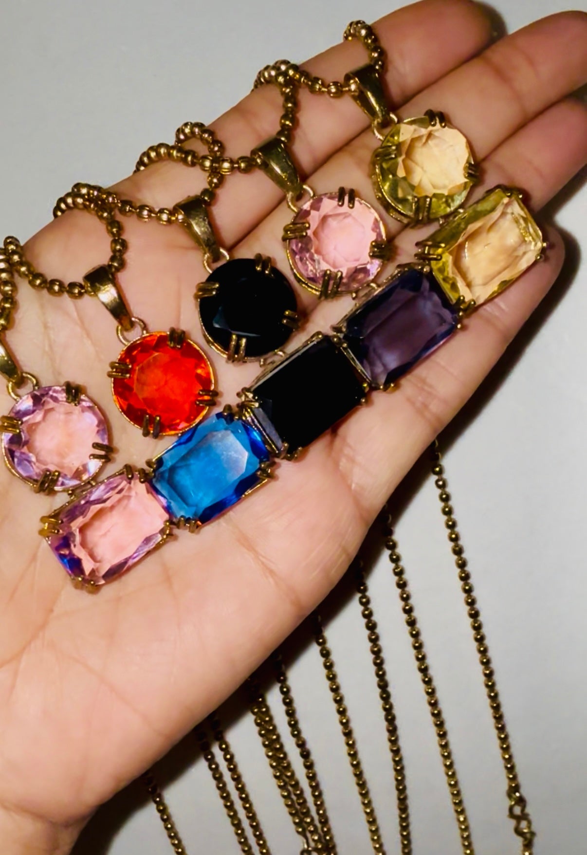 Moonflower Pendent Set