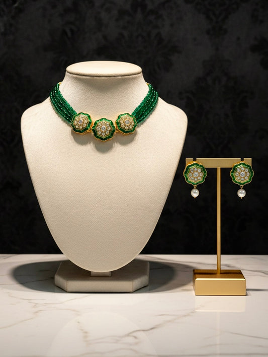 Malachite Vine Choker Set