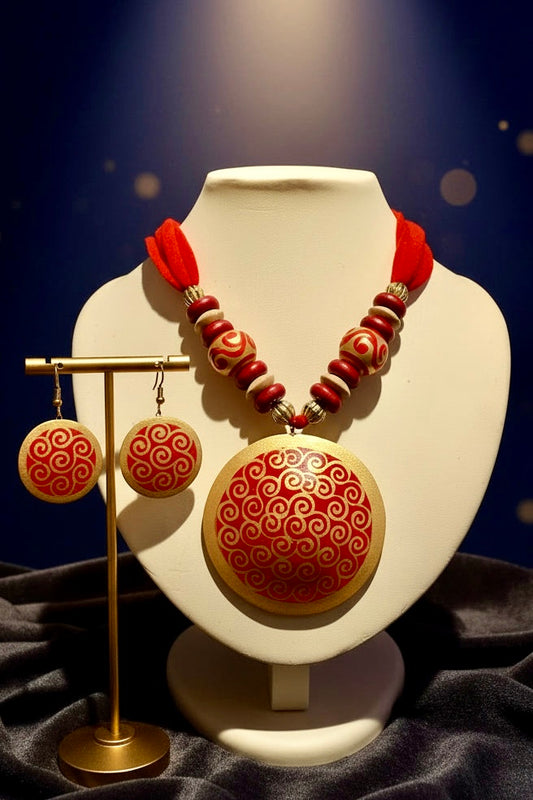 Terracotta Pendent Set