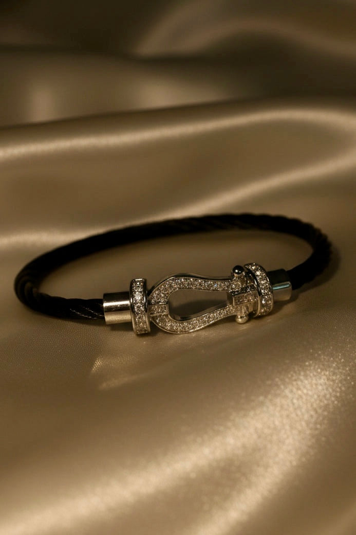 Crystal Cable Bangle
