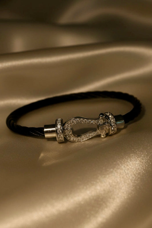 Crystal Cable Bangle