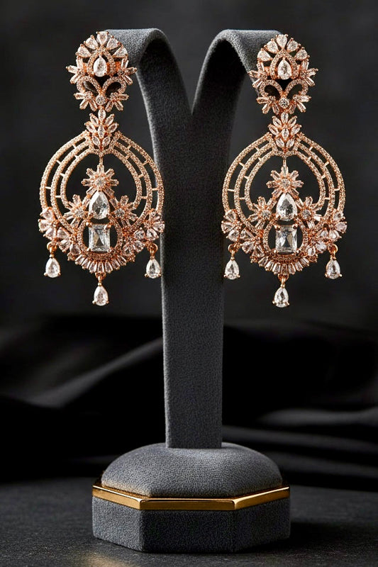 Rose Chandelier Earrings