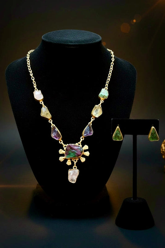 Sunburst Necklace Set
