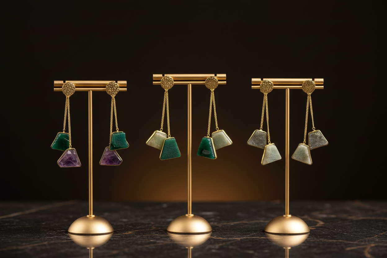 Double Honeycup Earrings