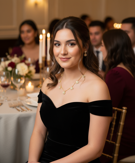 Carnation Necklace Set